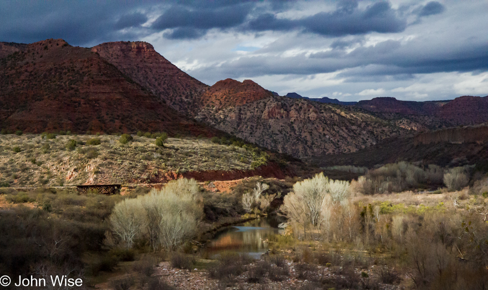 On the Verde Canyon Railroad in Arizona