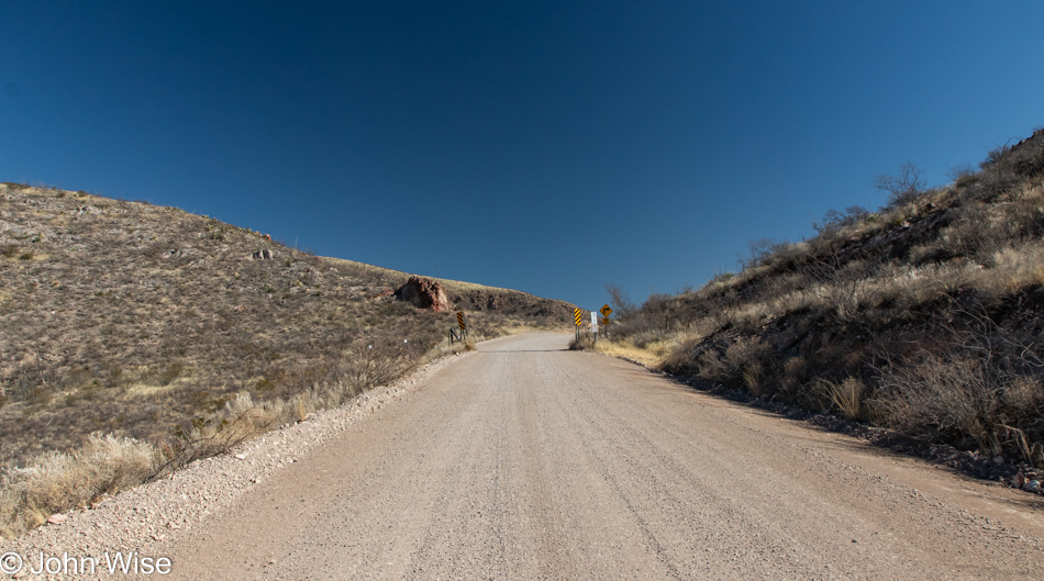 On Leslie Canyon Road in Cochise County, Arizona