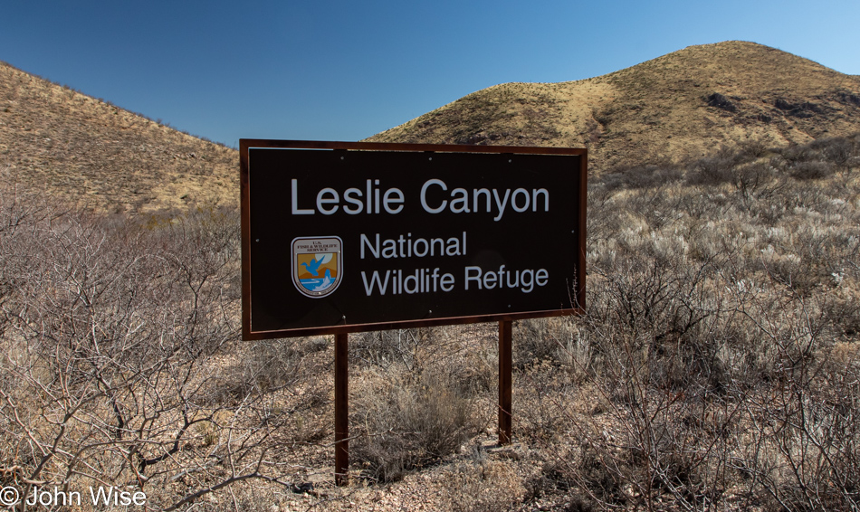 Leslie Canyon National Wildlife Refuge in Cochise Country, Arizona