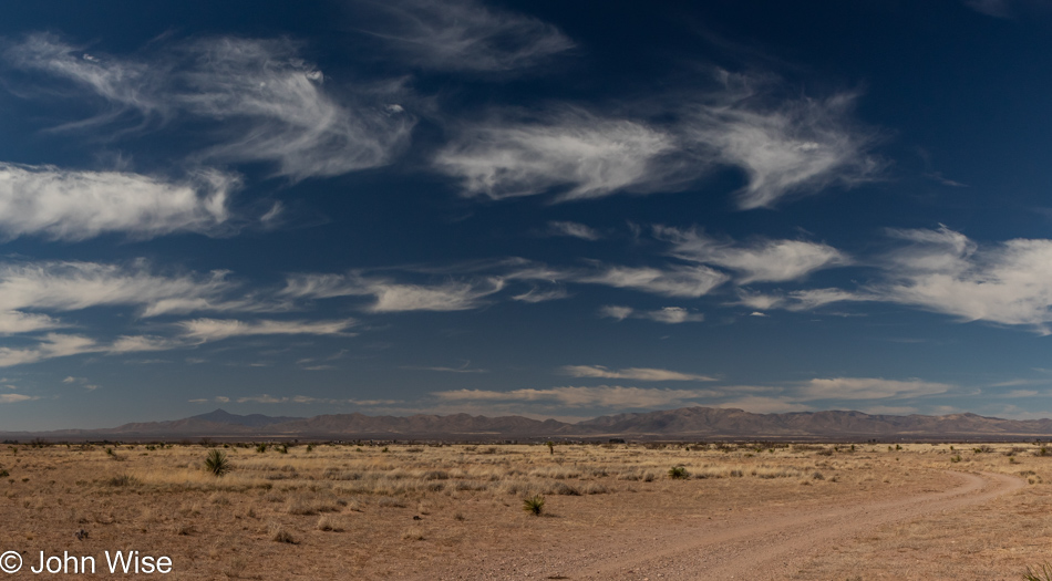 Arizona Highway 191 north of Douglas, Arizona