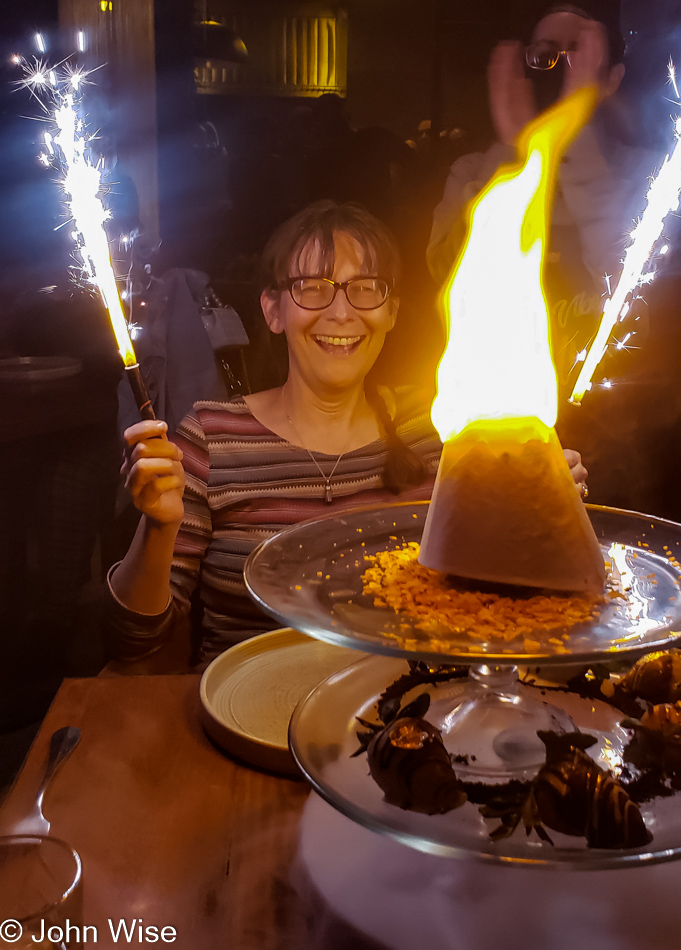 Caroline Wise at Carajillo Restaurant in Mexico City, Mexico