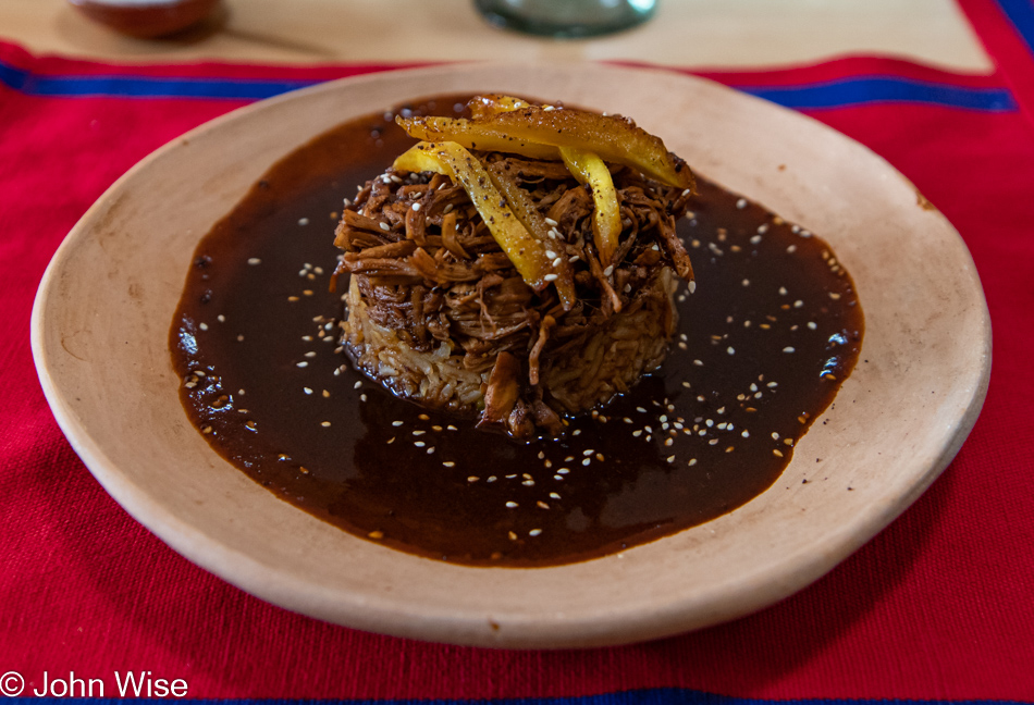 Chicken Mole from Belil Sabores de Chiapas Restaurante in San Cristobal de las Casas, Chiapas, Mexico