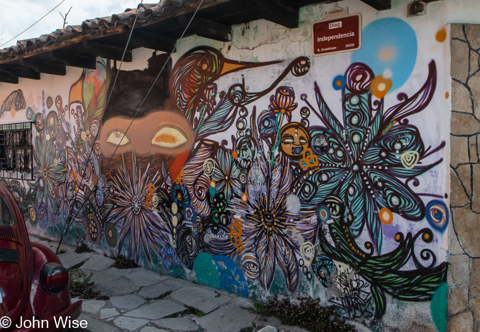 Mural in San Cristóbal de las Casas, Mexico