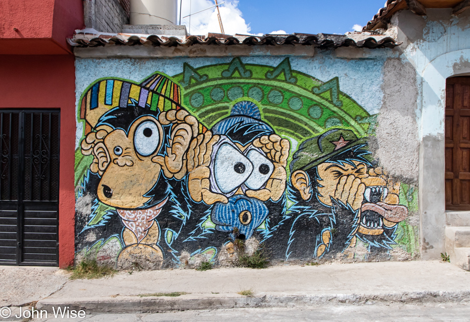 Mural in San Cristóbal de las Casas, Mexico