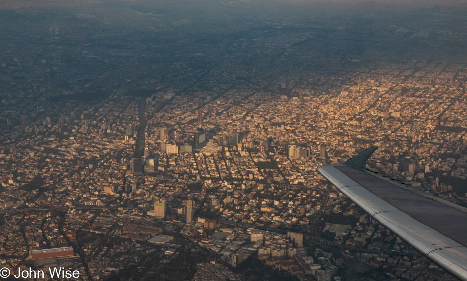 Leaving Mexico City, Mexico