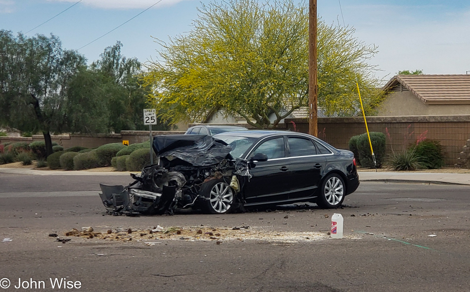 Car accident in Phoenix, Arizona