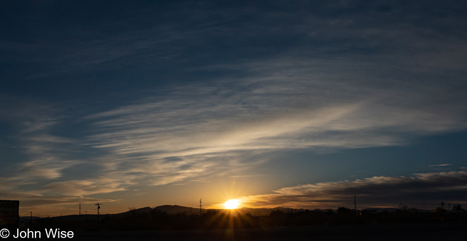 Sunrise in Ajo, Arizona