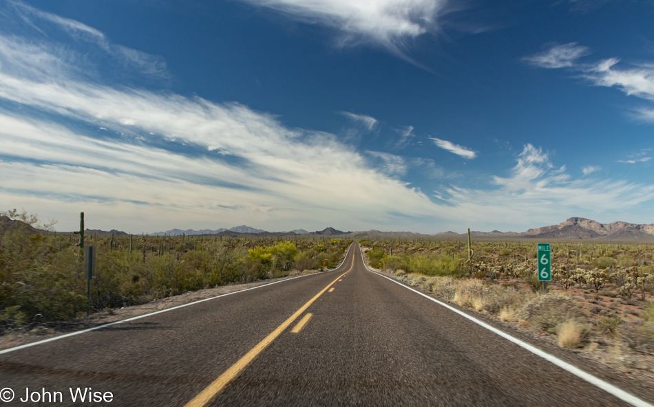 Organ Pipe Cactus National Monument in Ajo, Arizona