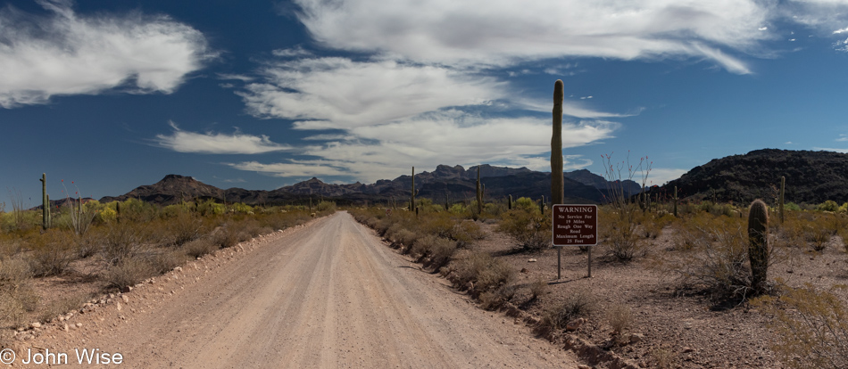 Organ Pipe Cactus National Monument in Ajo, Arizona