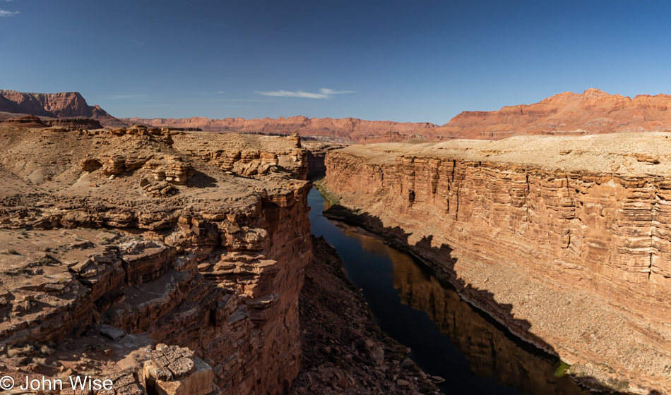 Over the Colorado River on AZ Highway 89A and the Navajo Bridge