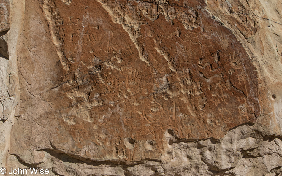 Petroglyphs at El Morro National Monument, New Mexico