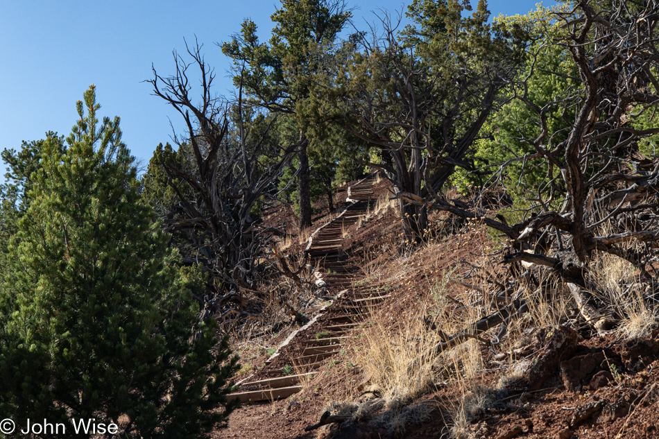 El Calderon Trail at El Malpais National Monument in New Mexico