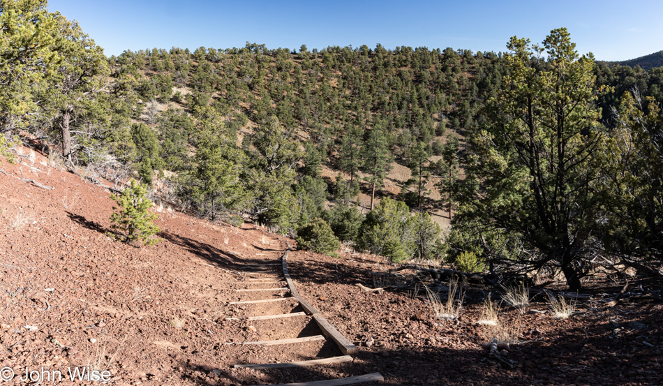 El Calderon Trail at El Malpais National Monument in New Mexico