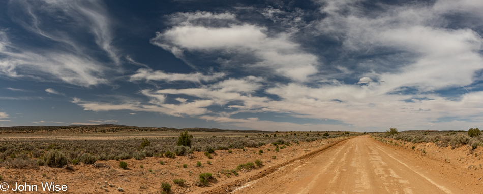 Somewhere between Indian Route 4 and Route 41 on Hopi Lands in Arizona