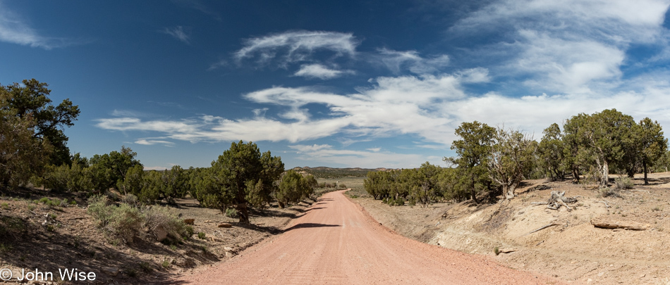 Somewhere between Indian Route 4 and Route 41 on Hopi Lands in Arizona