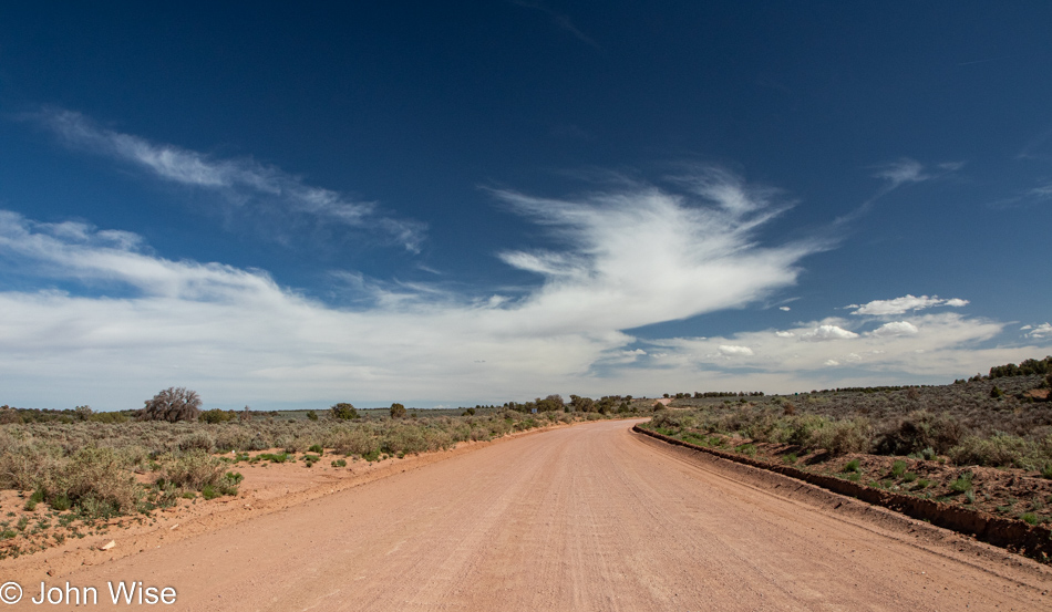 Somewhere between Indian Route 4 and Route 41 on Hopi Lands in Arizona