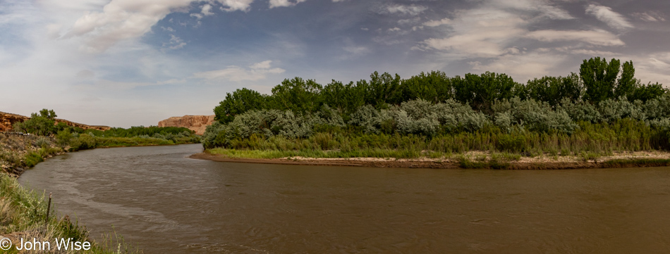 San Juan River at Sand Island in Bluff, Utah