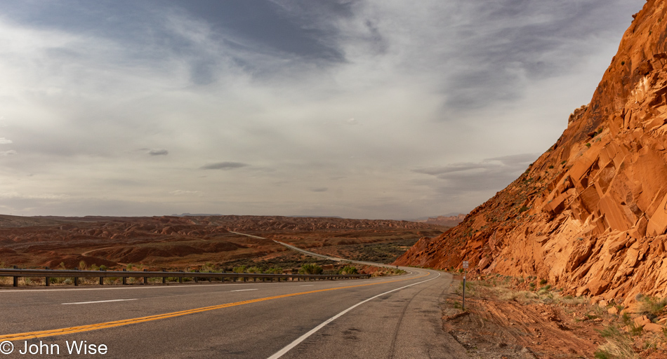 Highway 191 south of Bluff, Utah