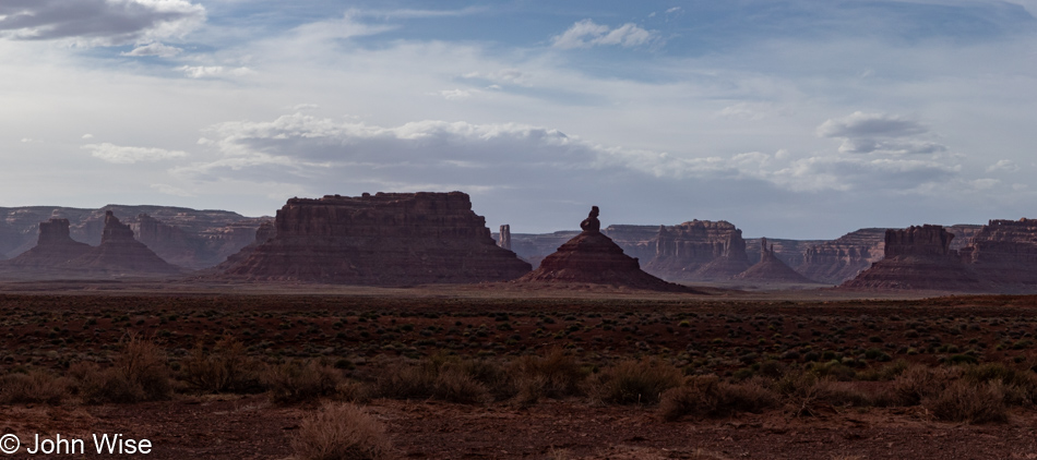 Valley of the Gods in Mexican Hat, Utah