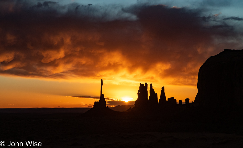 Sunrise in Monument Valley Arizona