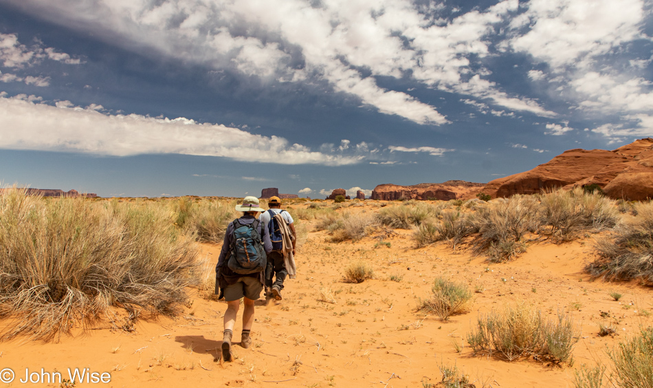 Caroline Wise in Mystery Valley on the Arizona Utah State Line