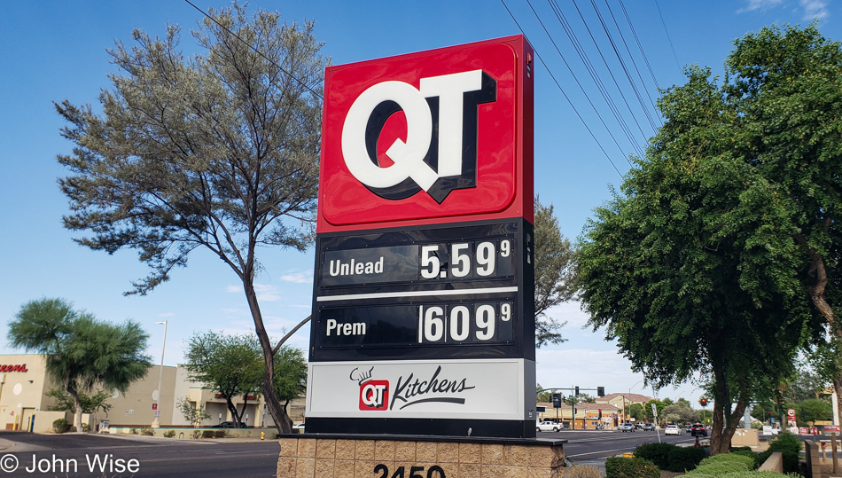 Gas prices in Phoenix, Arizona