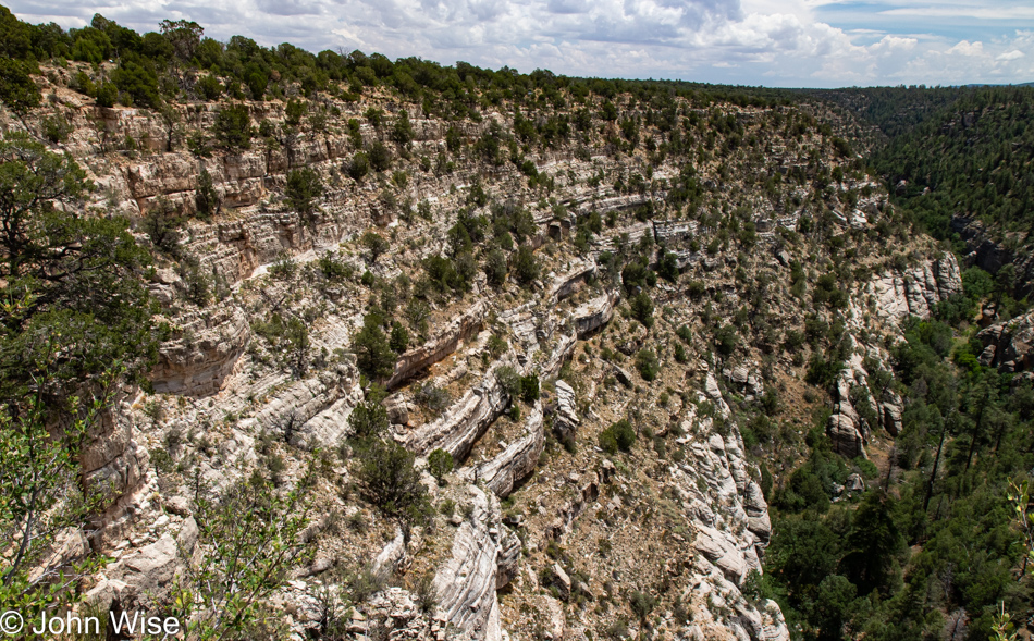 Walnut Canyon National Monument in Flagstaff, Arizona