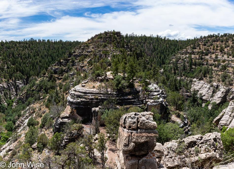Walnut Canyon National Monument in Flagstaff, Arizona