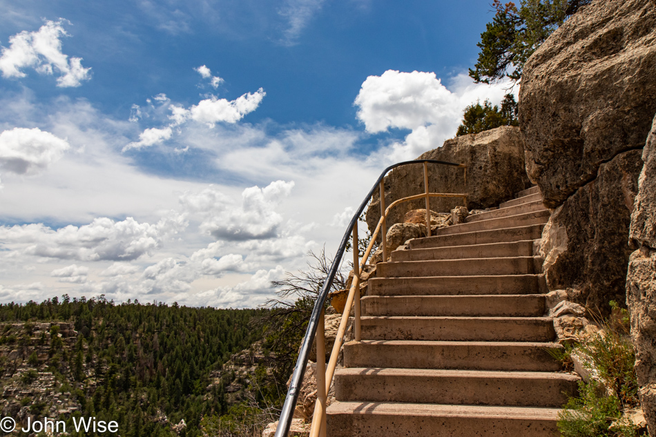 Walnut Canyon National Monument in Flagstaff, Arizona