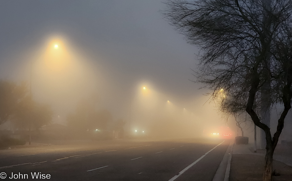 Foggy Phoenix, Arizona