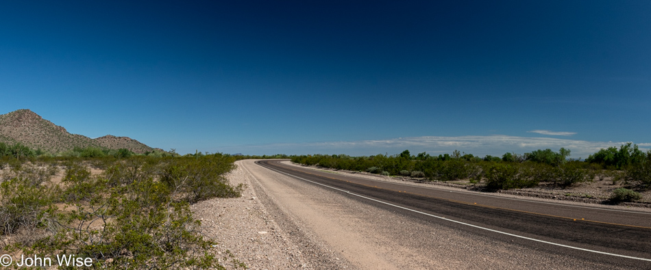 Wickenburg Road out near Tonopah, Arizona