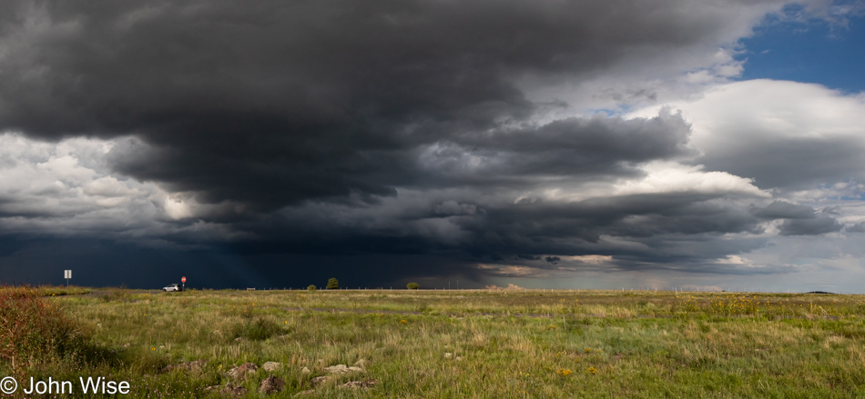 Driving south on Lake Mary's Road in Arizona