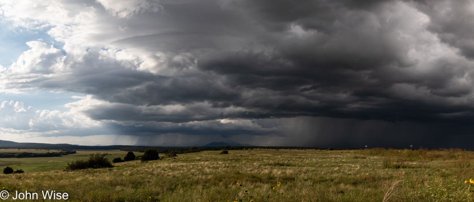 Driving south on Lake Mary's Road in Arizona