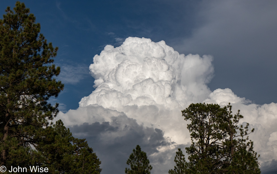 Driving south on Lake Mary's Road in Arizona