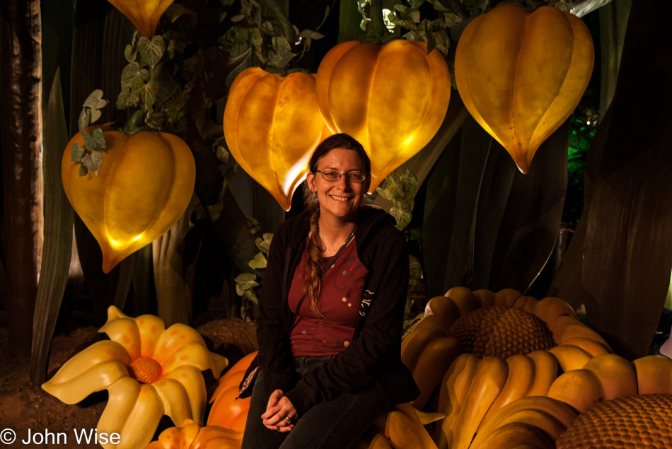 Caroline Wise at Disneyland in Anaheim, California