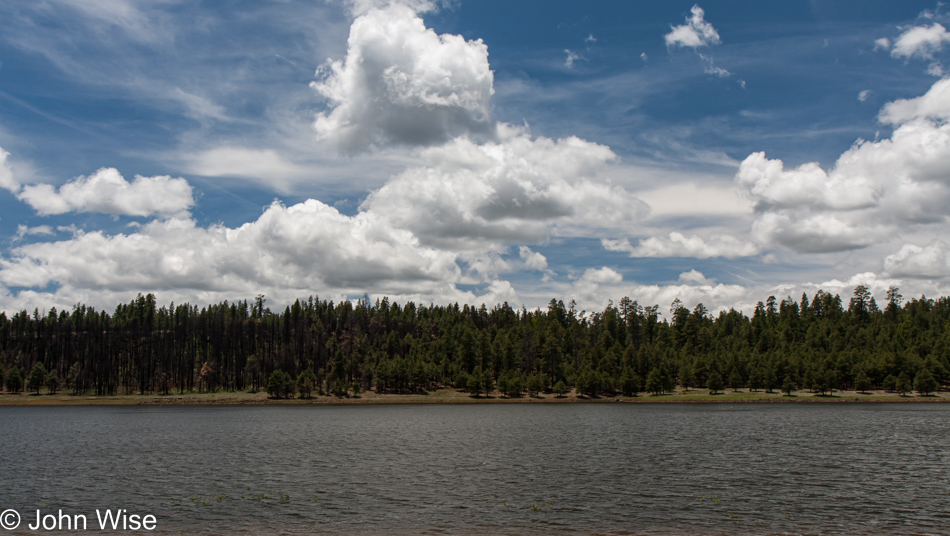 Upper Lake Mary approaching Flagstaff, Arizona