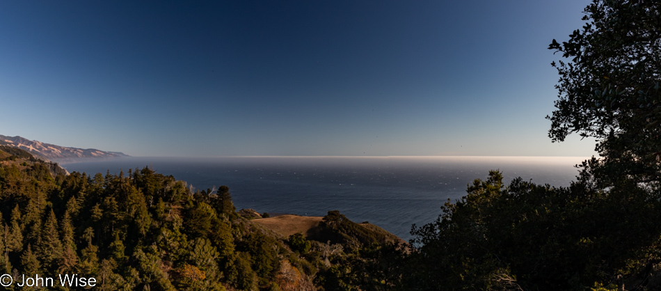 View from Phoenix Gift Store at Nepenthe in Big Sur, California on Highway 1