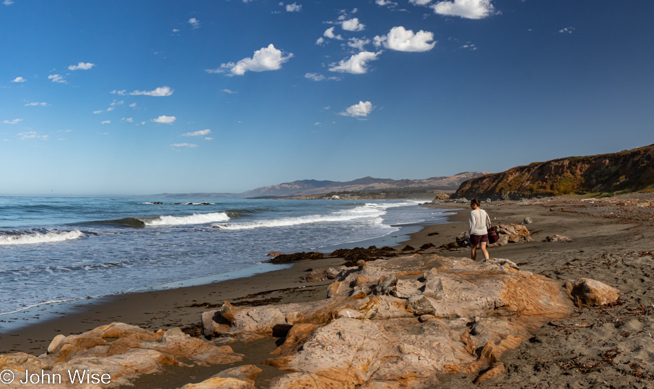 Caroline Wise in Cambria, California