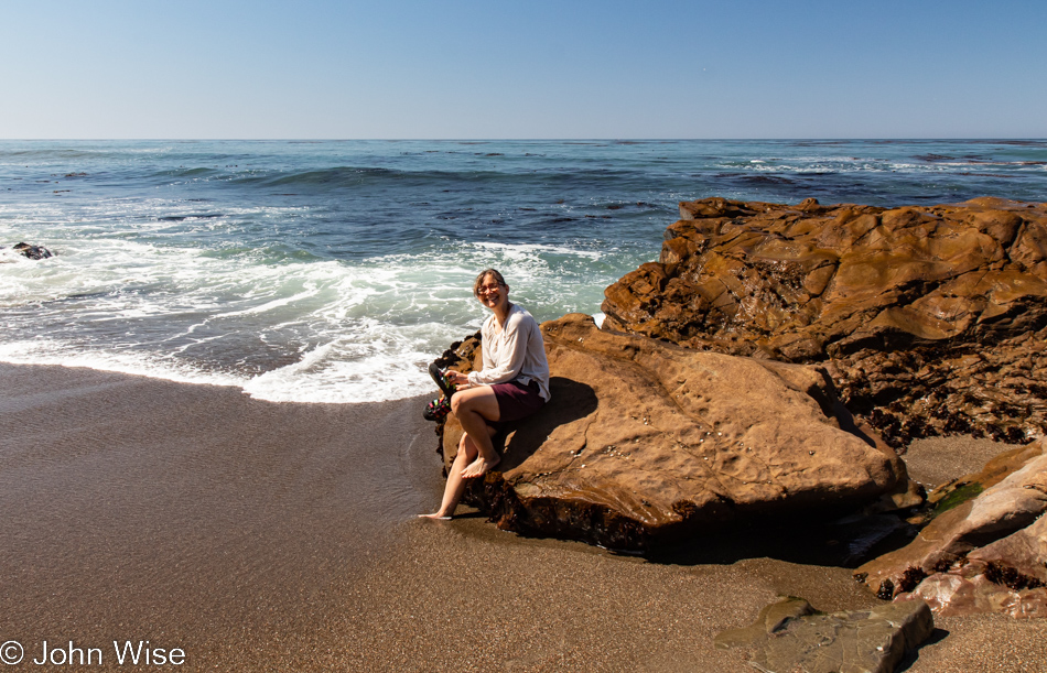 Caroline Wise in Cambria, California