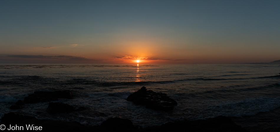 Sunset in Cambria, California