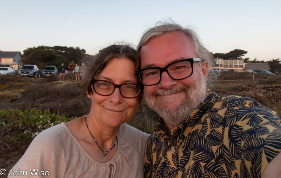 Caroline Wise and John Wise in Cambria, California