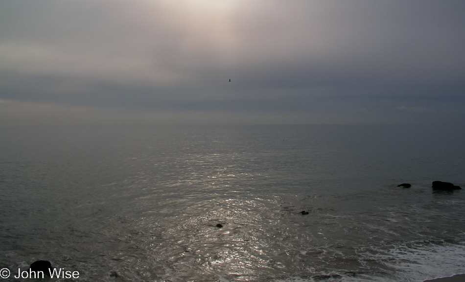 Beach at Santa Monica Mountains National Recreation Area in California