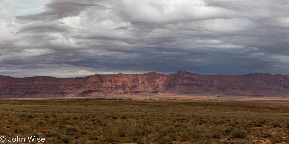 Vermilion Cliffs seen from Marble Canyon, Arizona