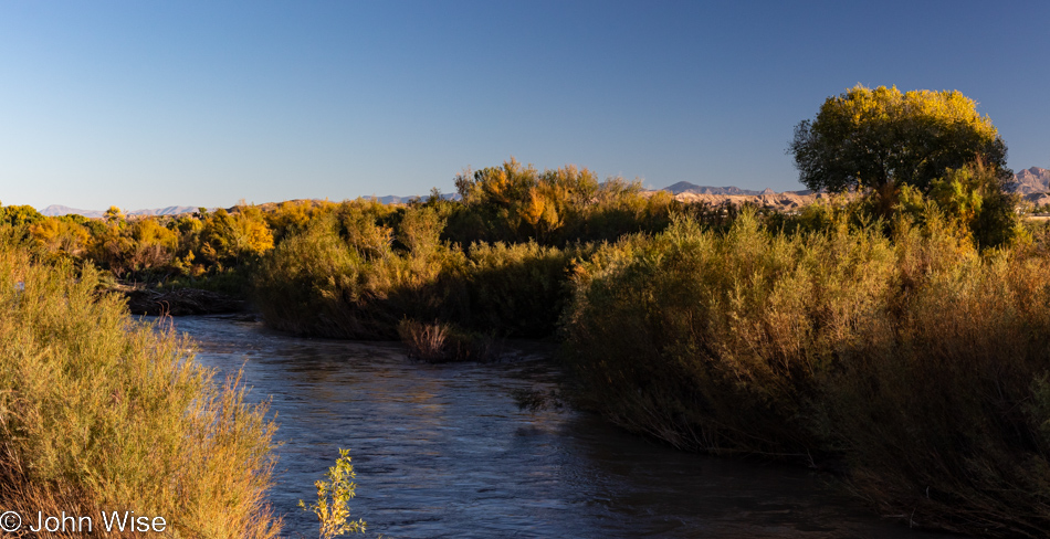 The Gila River in Duncan, Arizona