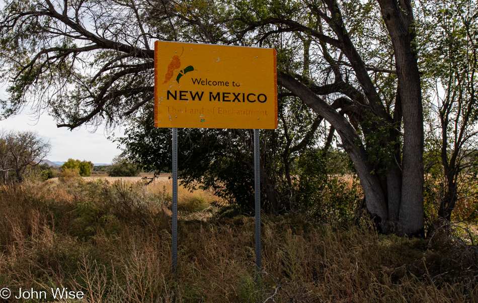 New Mexico State Line near Duncan, Arizona
