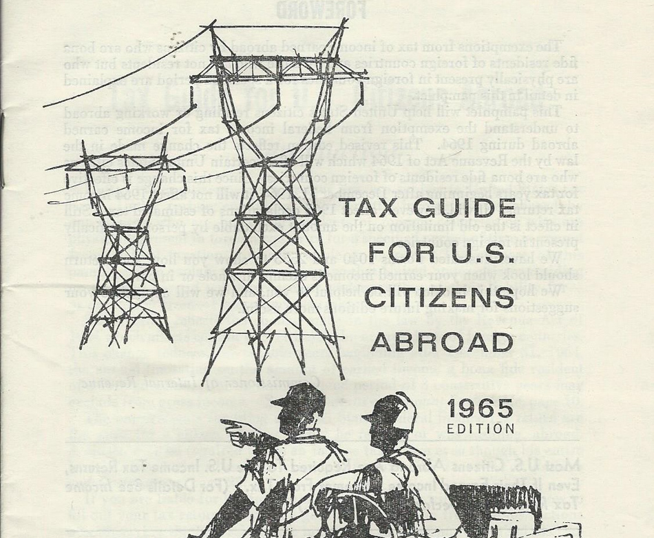 Publication_54_Tax_Guide_for_US_Citizens_Living_Abroad,_1965