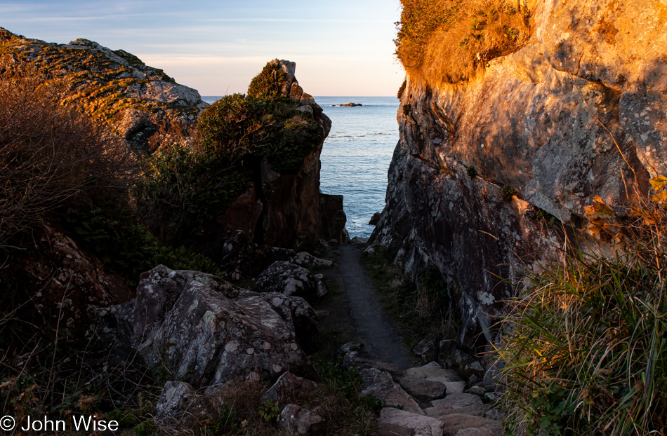 Rockway Beach Trail at Harris Beach State Park in Brookings, Oregon