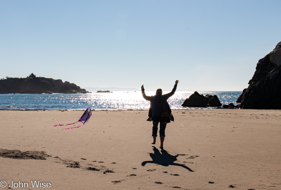 Caroline Wise at Mill Beach in Brookings, Oregon