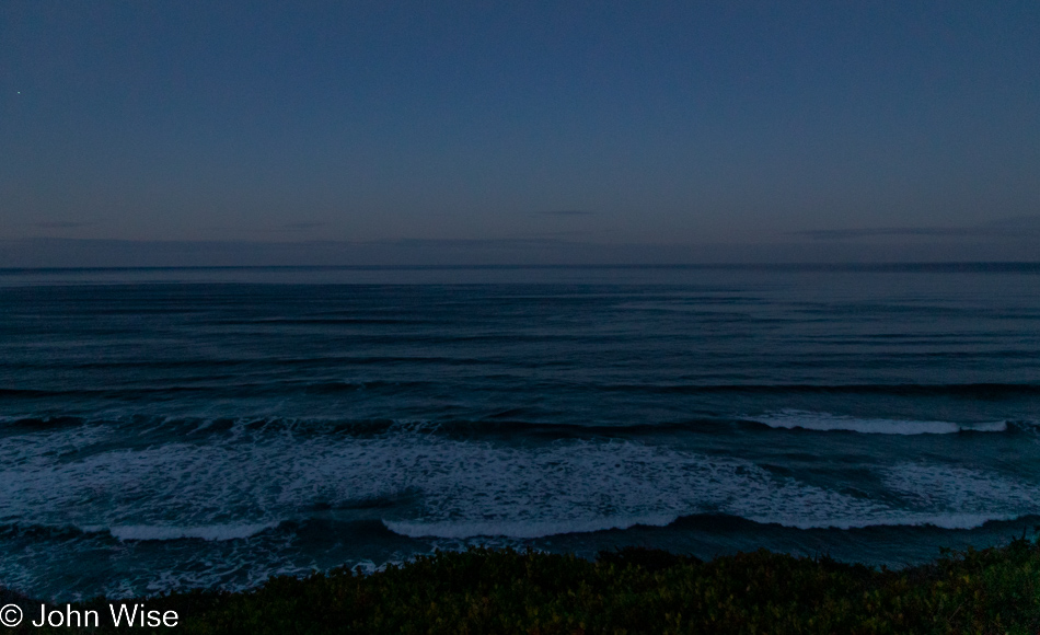 View from the Shags Nest at Ocean Haven in Yachats, Oregon