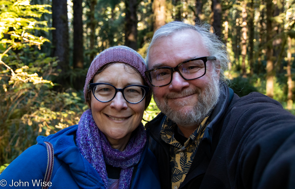 Caroline Wise and John Wise at Carl G. Washburne Memorial State Park in Florence, Oregon